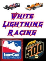 While Lightning Racing.   Proud sponsors of the indycar series and the indianapolis 500.